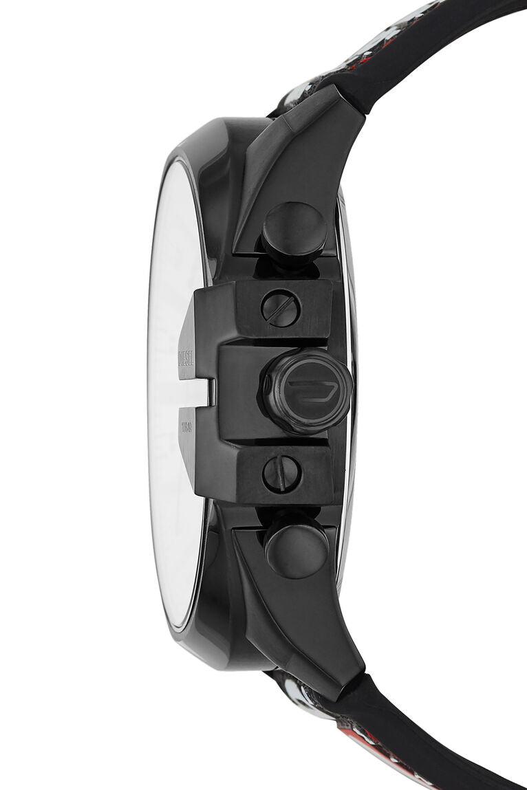 DIESEL HOMBRE MEGA CHIEF CRONOGRAFO CON CORREA EN NAILON NEGRA REF DZ4512
