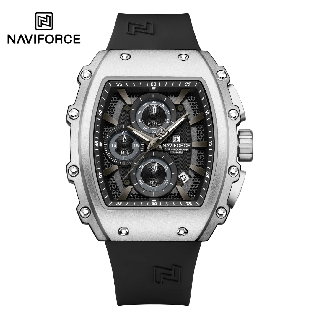 Naviforce Silicona Cronógrafo Ref NF8070