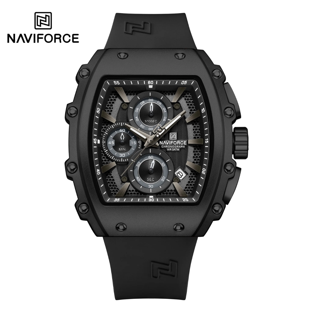 Naviforce Silicona Cronógrafo Ref NF8070