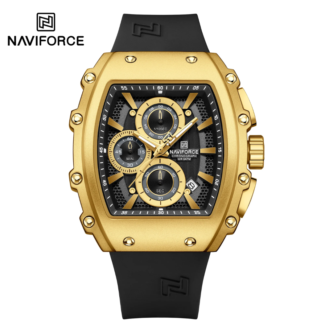 Naviforce Silicona Cronógrafo Ref NF8070