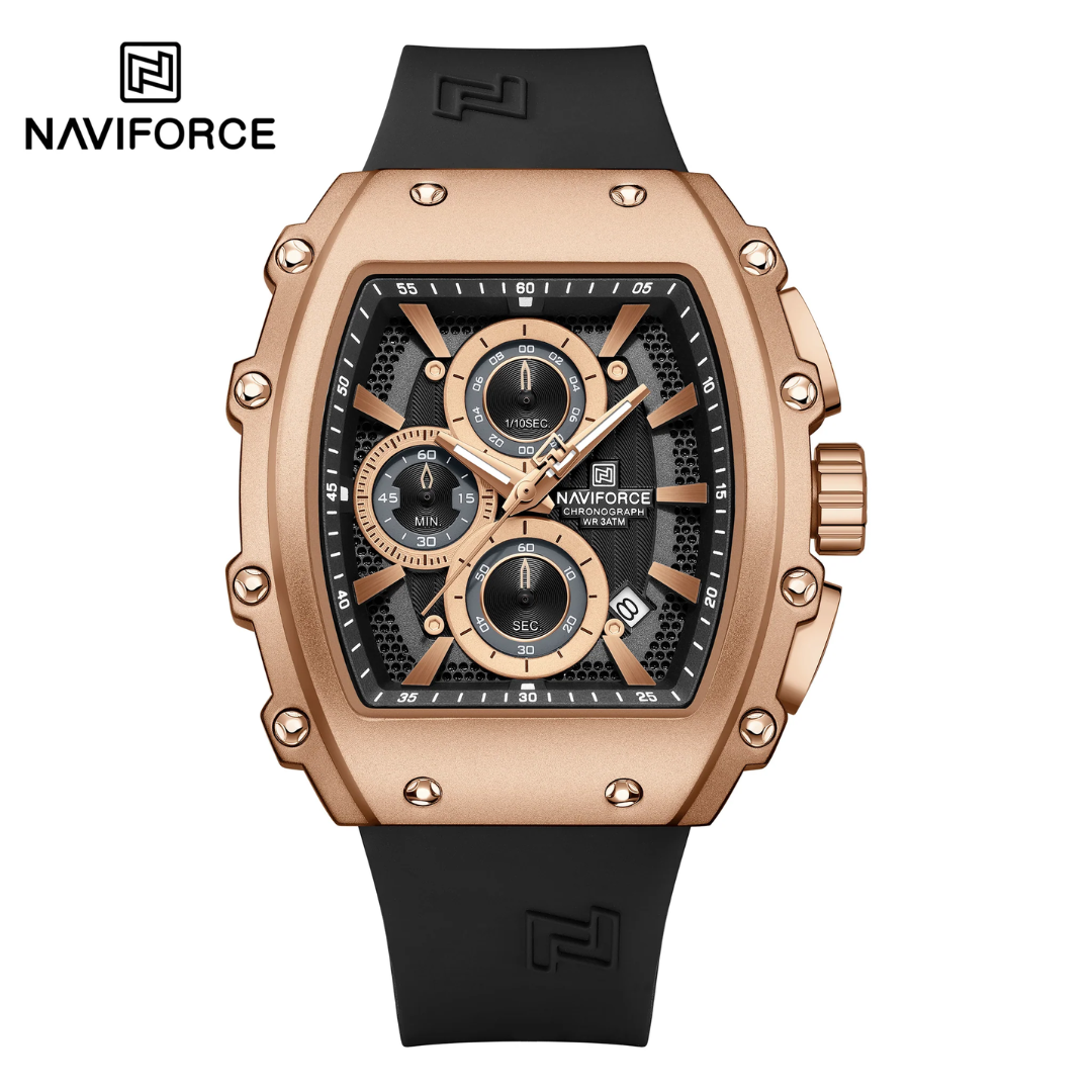 Naviforce Silicona Cronógrafo Ref NF8070