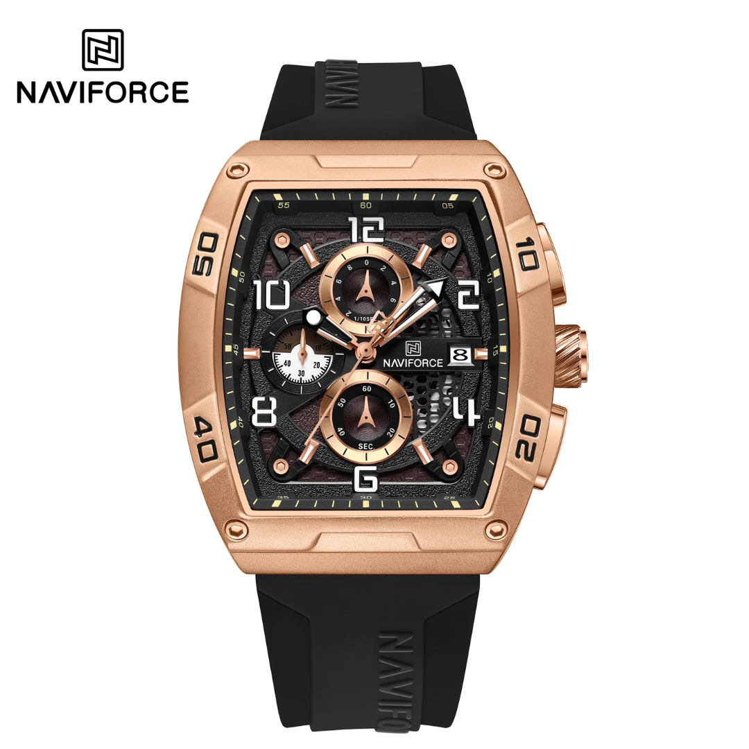 NavifNaviforce Silicona Cronógrafo Ref NF8052