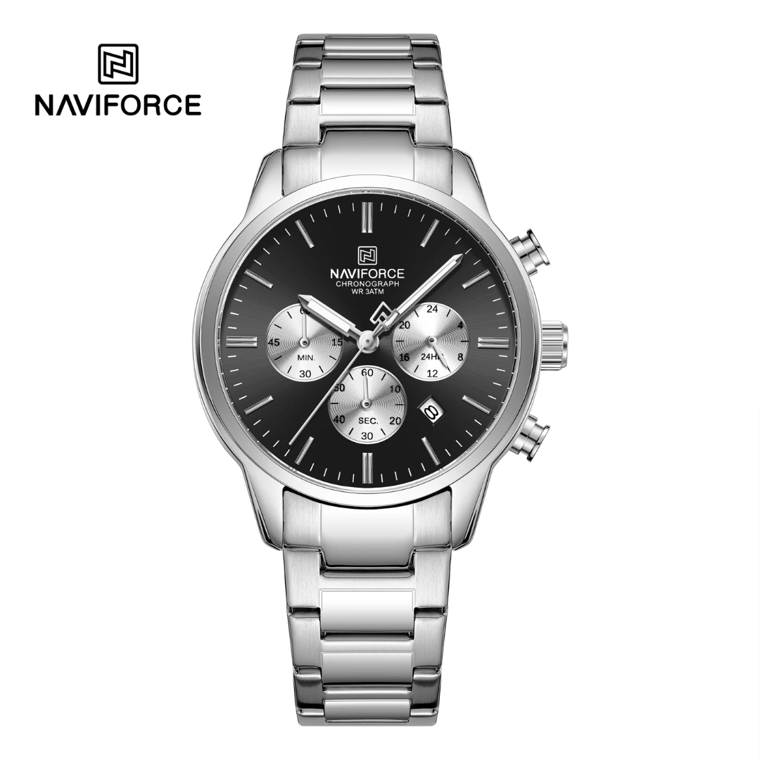 Naviforce Acero Cronógrafo Ref NF8076