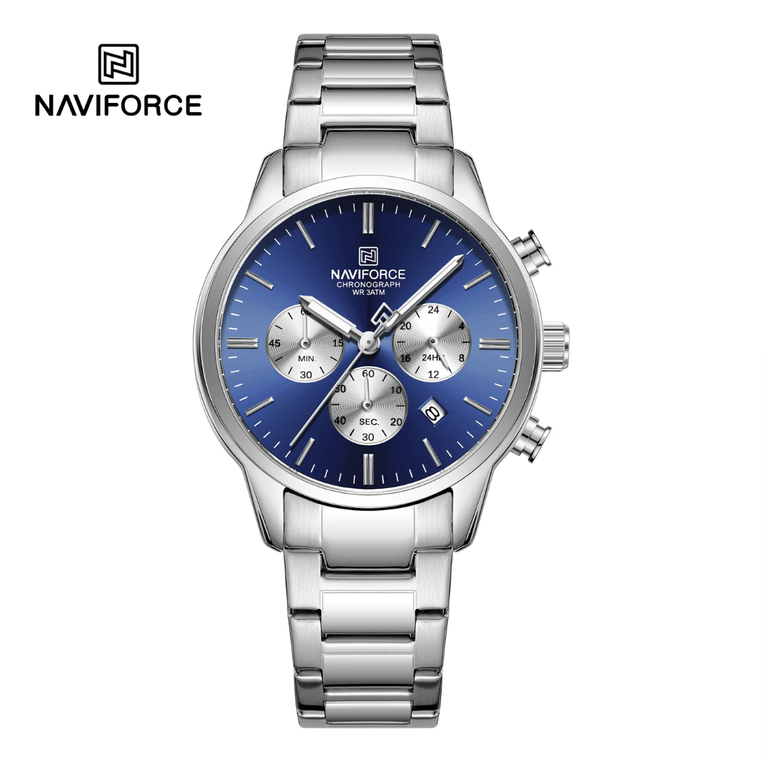 Naviforce Acero Cronógrafo Ref NF8076