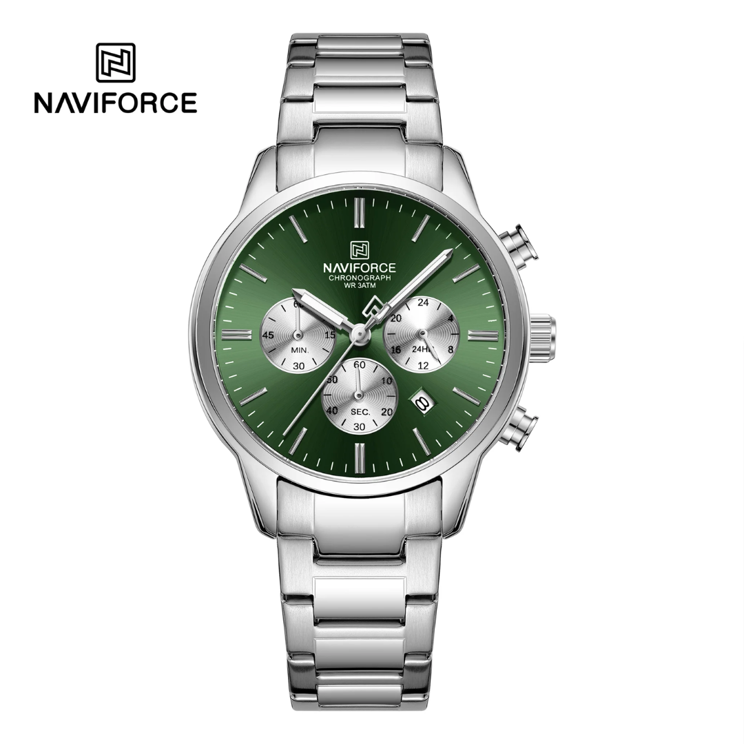 Naviforce Acero Cronógrafo Ref NF8076