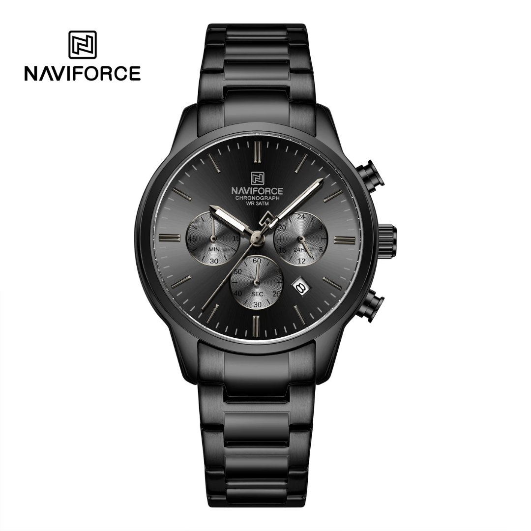 Naviforce Acero Cronógrafo Ref NF8076