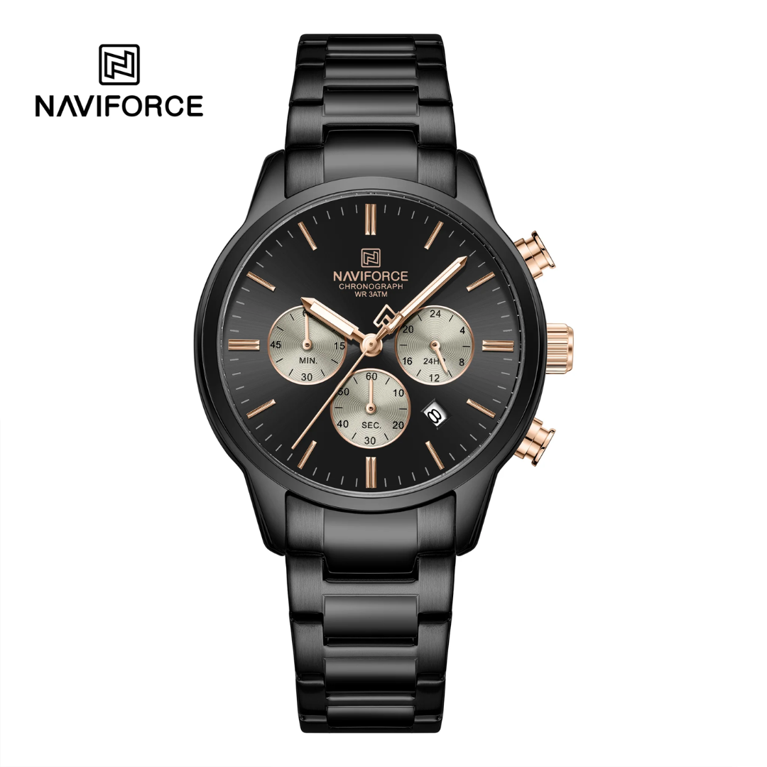 Naviforce Acero Cronógrafo Ref NF8076