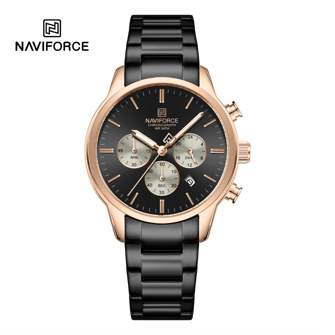 Naviforce Acero Cronógrafo Ref NF8076