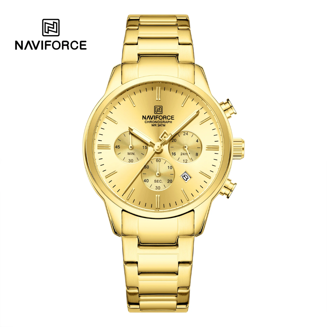 Naviforce Acero Cronógrafo Ref NF8076