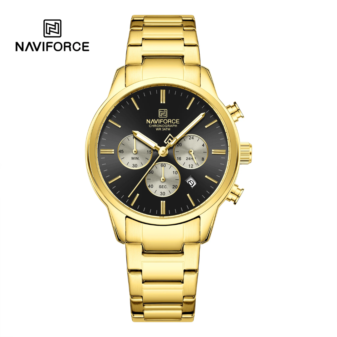 Naviforce Acero Cronógrafo Ref NF8076