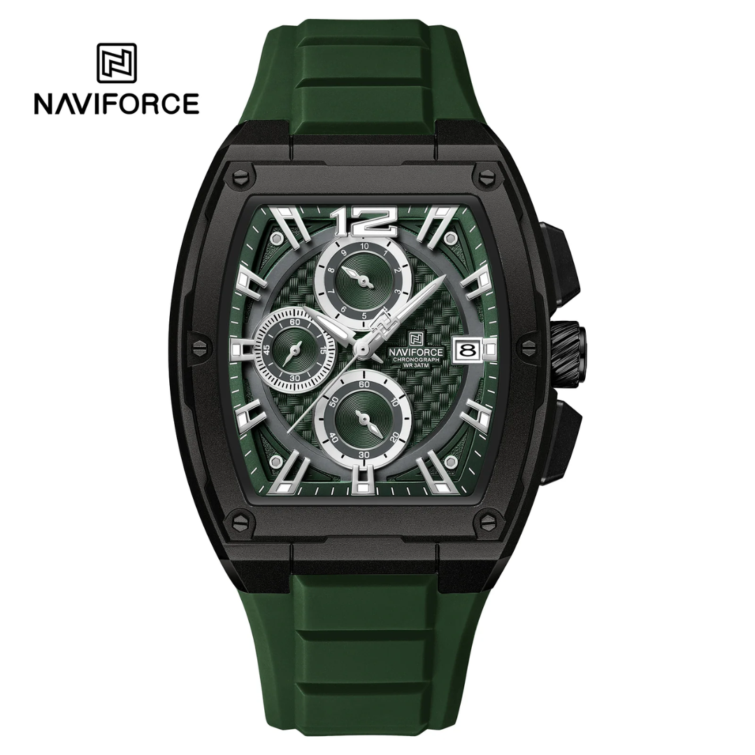 Naviforce Silicona Cronógrafo Ref NF8050
