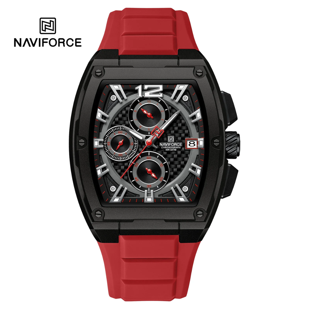 Naviforce Silicona Cronógrafo Ref NF8050