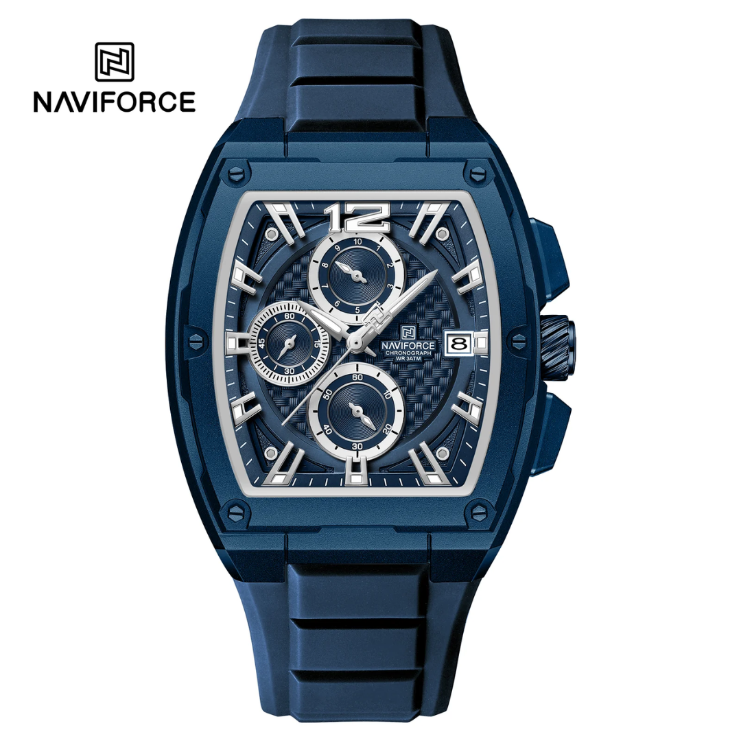 Naviforce Silicona Cronógrafo Ref NF8050