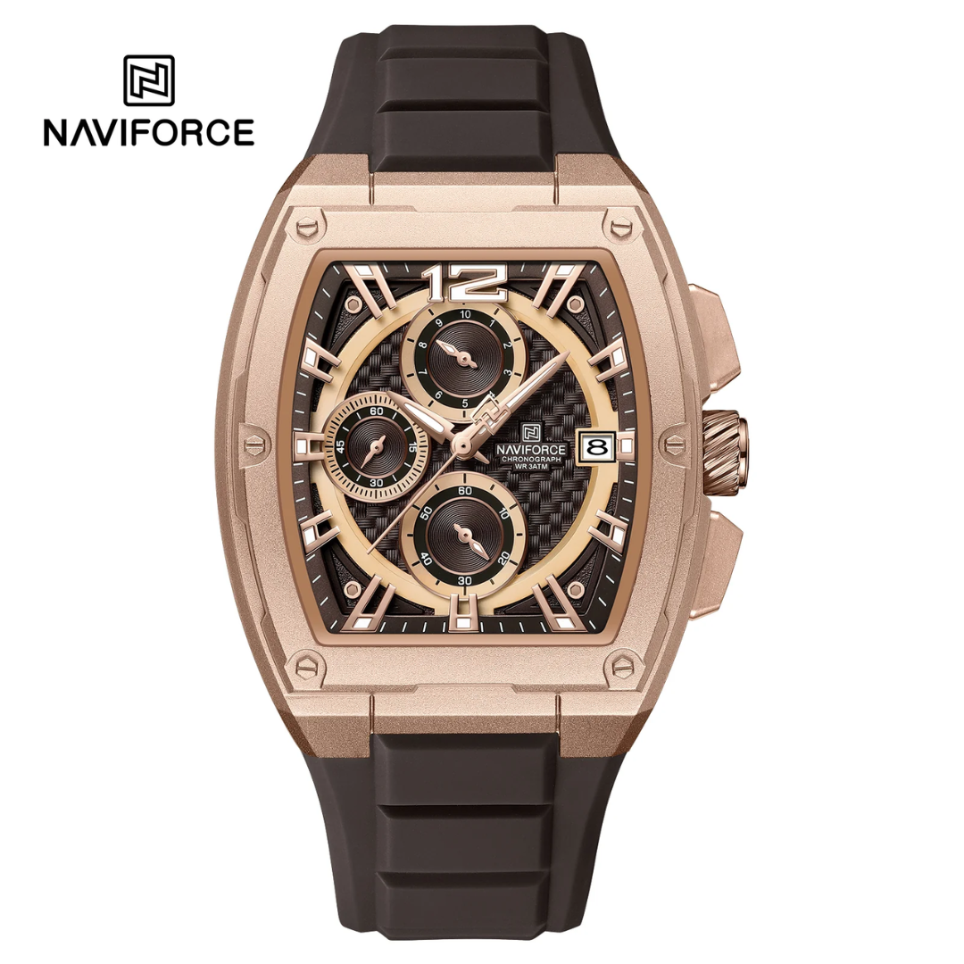 Naviforce Silicona Cronógrafo Ref NF8050