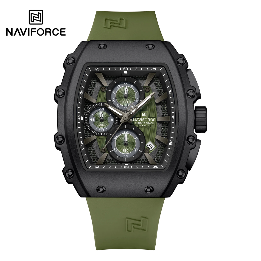 Naviforce Silicona Cronógrafo Ref NF8070