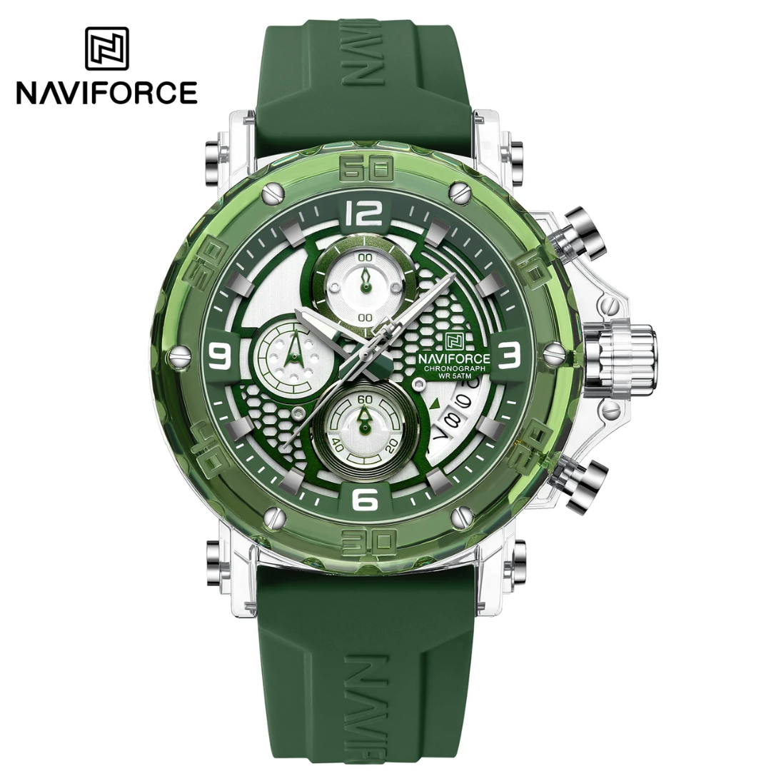 Naviforce Goma Cronógrafo Ref NF7123