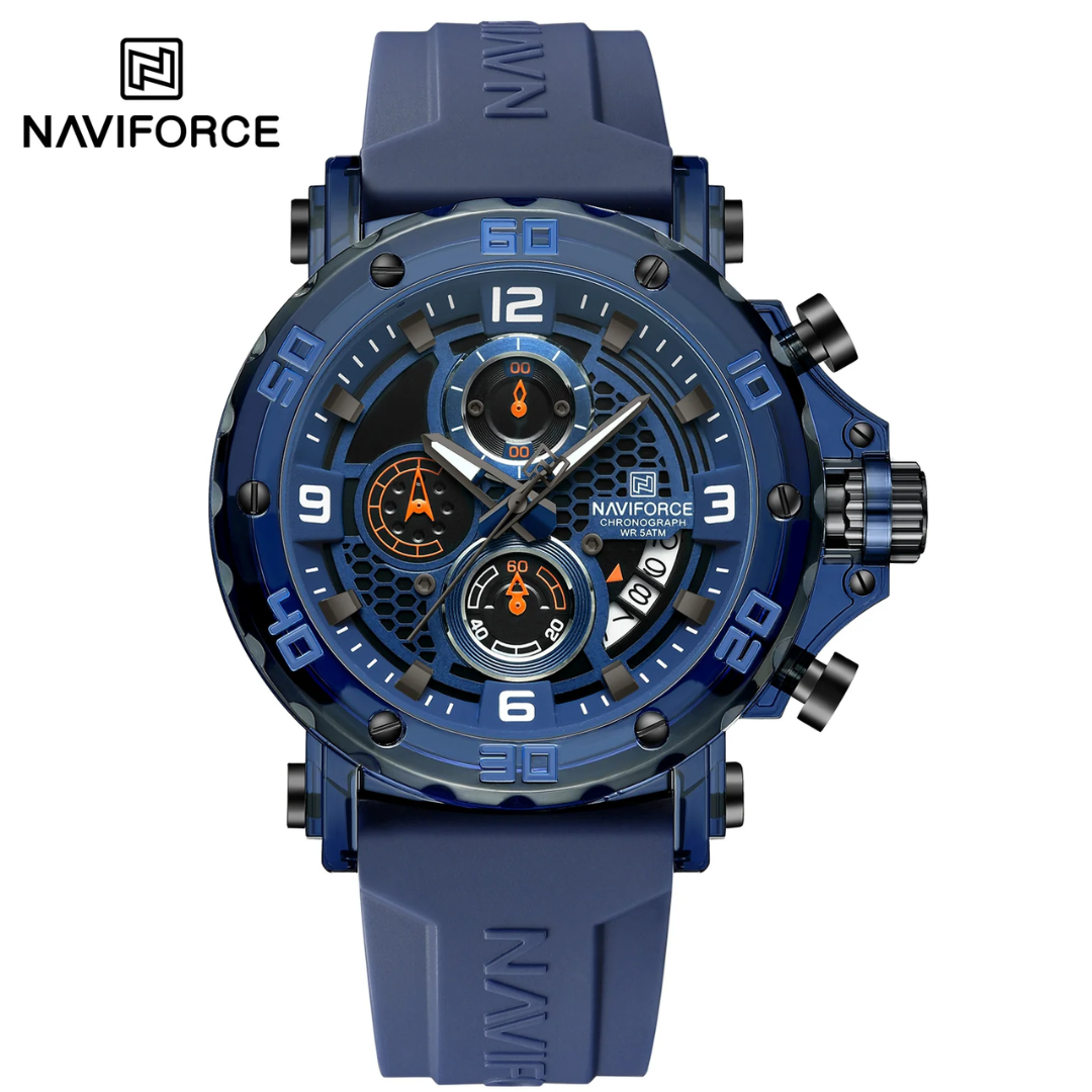 Naviforce Goma Cronógrafo Ref NF7123