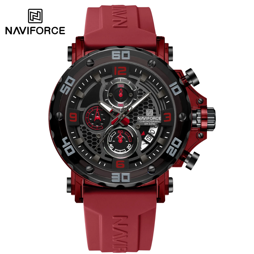 Naviforce Goma Cronógrafo Ref NF7123