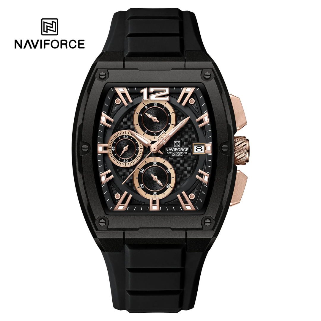 Naviforce Silicona Cronógrafo Ref NF8050