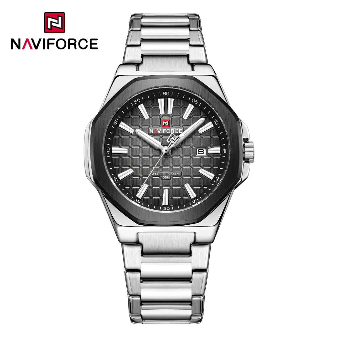 Naviforce Acero Calendario Ref NF9258