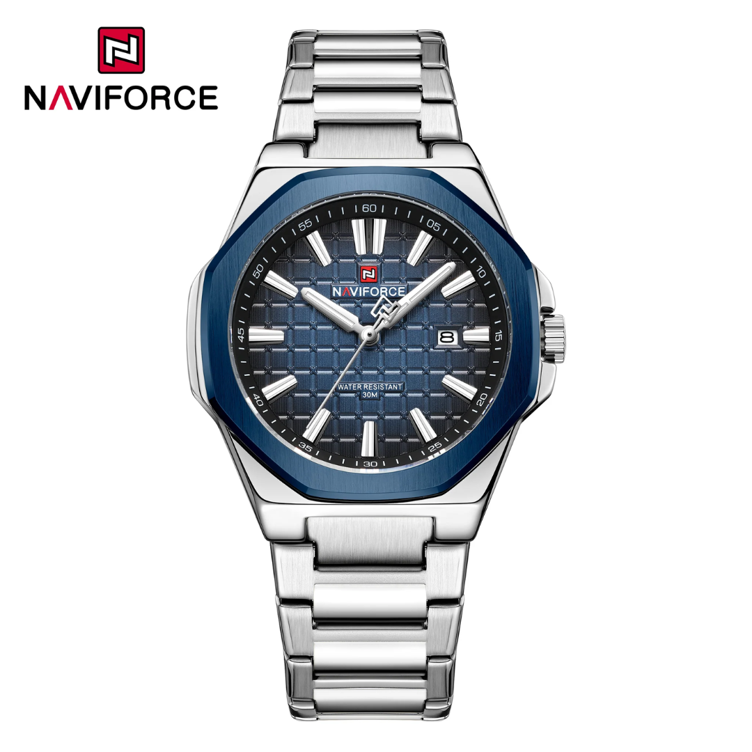 Naviforce Acero Calendario Ref NF9258