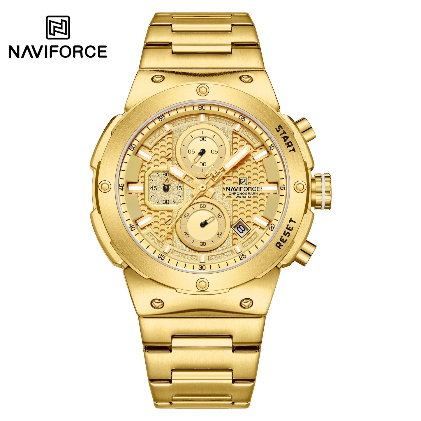 Naviforce Acero Cronografo Funcional Hombre Ref NF8072