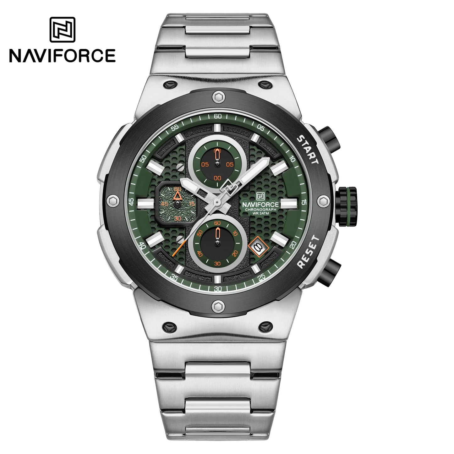 Naviforce Acero Cronografo Funcional Hombre Ref NF8072