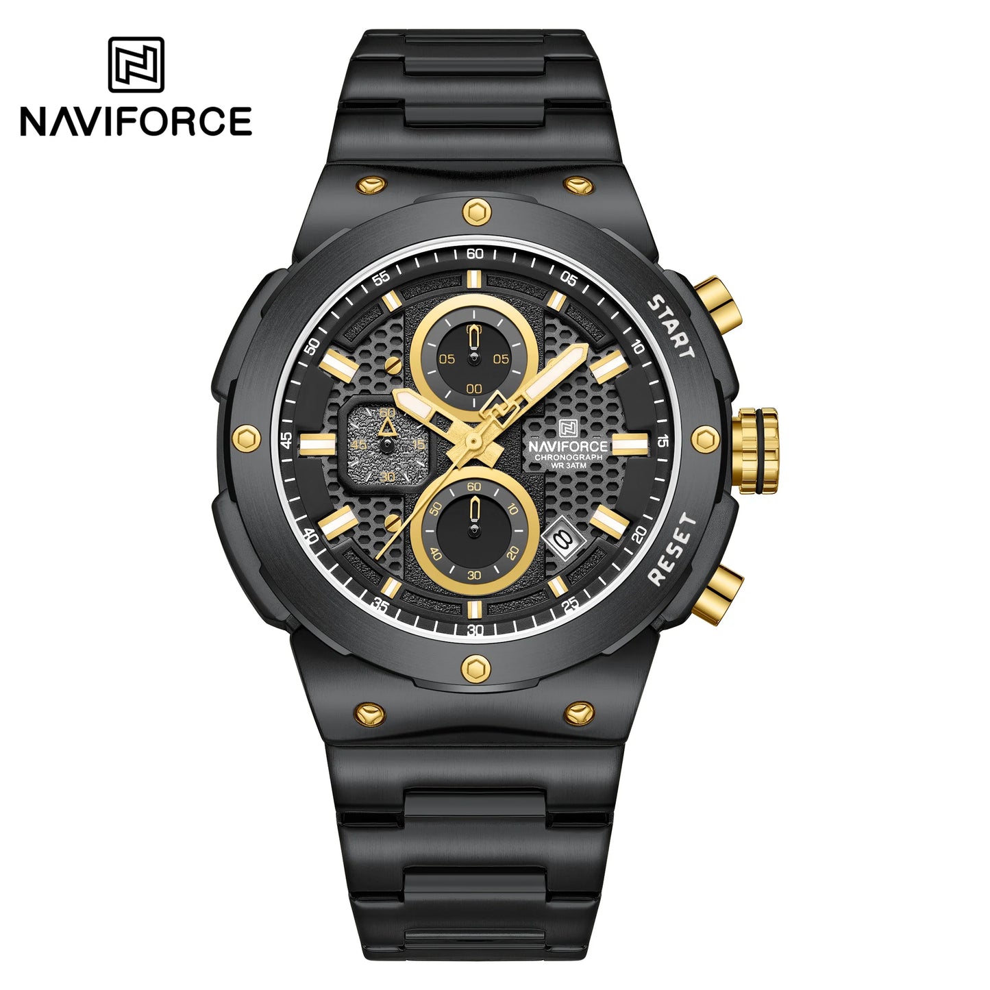 Naviforce Acero Cronografo Funcional Hombre Ref NF8072