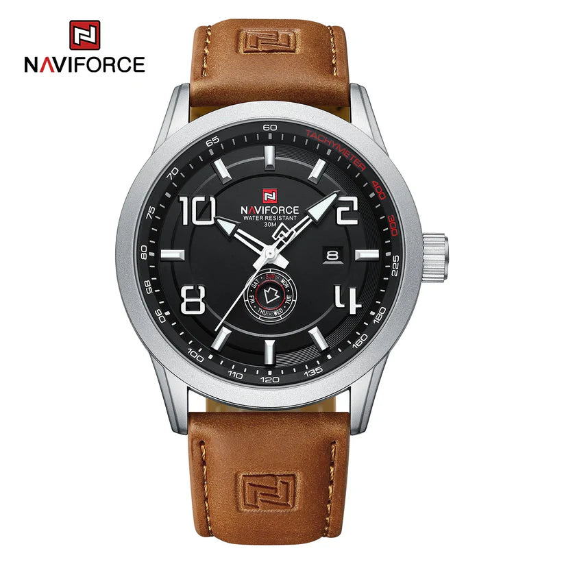 NAVIFORCE ANALOGO CALENDARIO CUERO REF NF9229