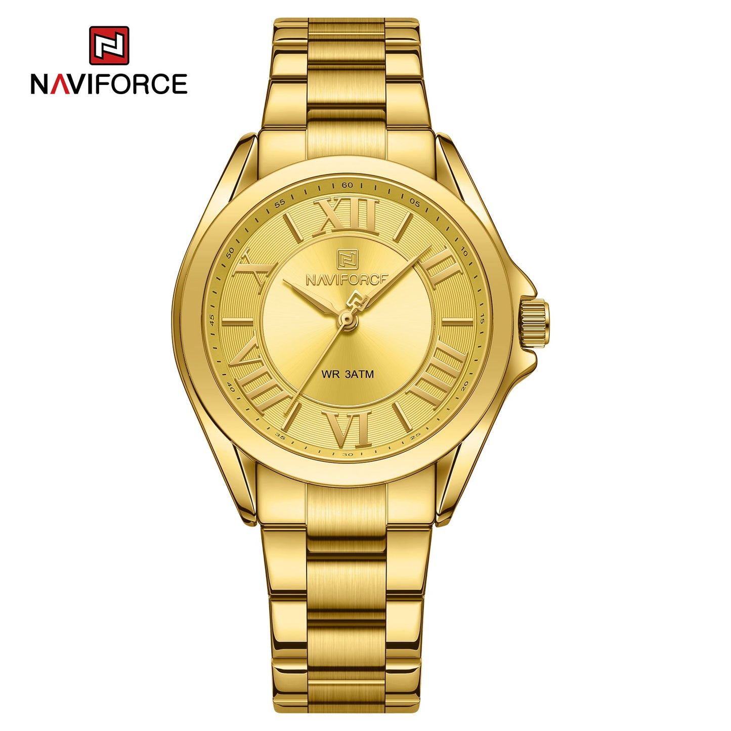 NAVIFORCE DAMA ACERO ANÁLOGO REF NF5037