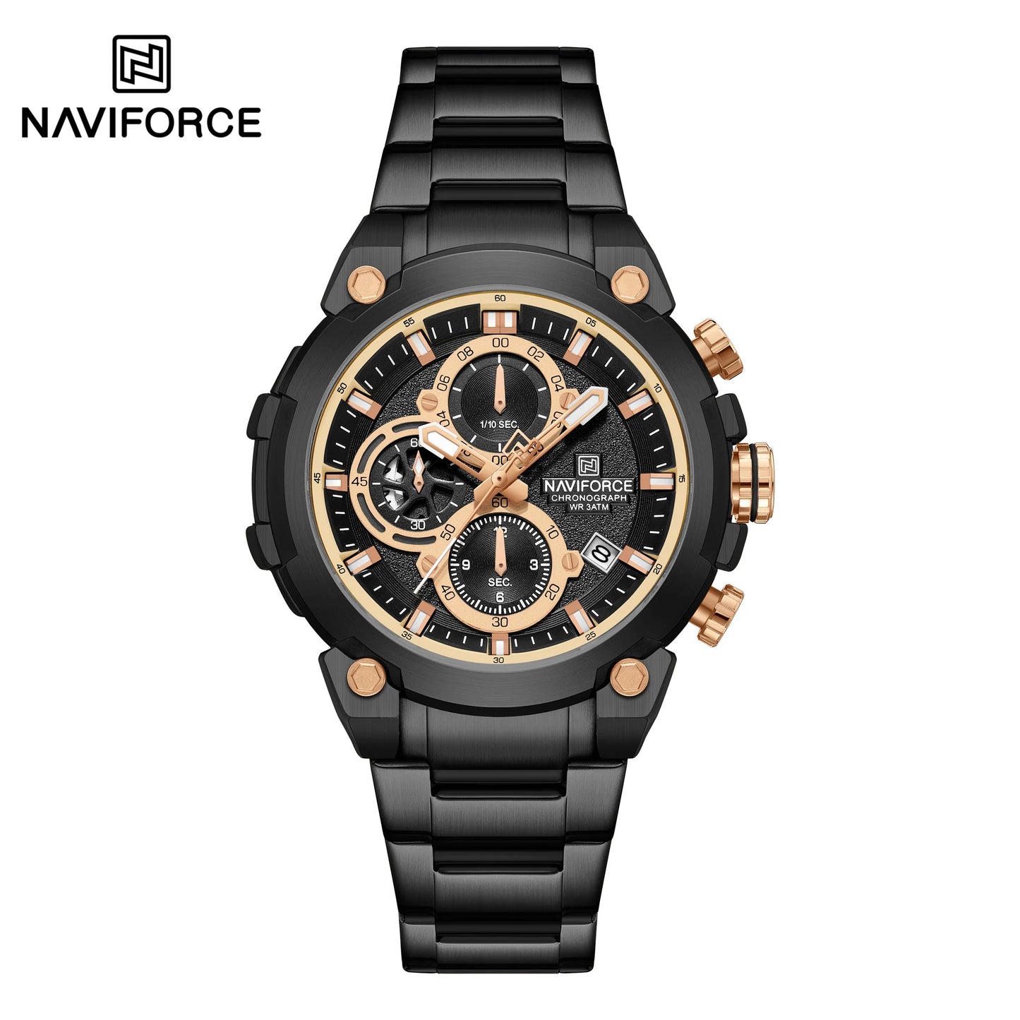 Naviforce Acero Cronografo Funcional Hombre Ref NF8071