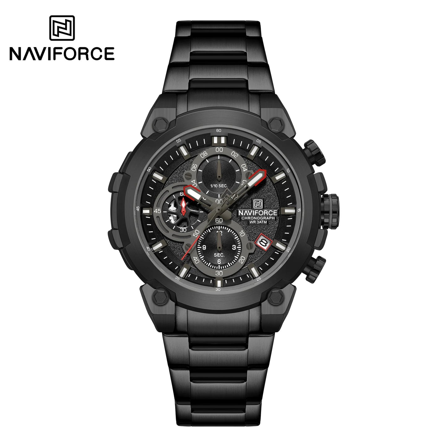 Naviforce Acero Cronografo Funcional Hombre Ref NF8071