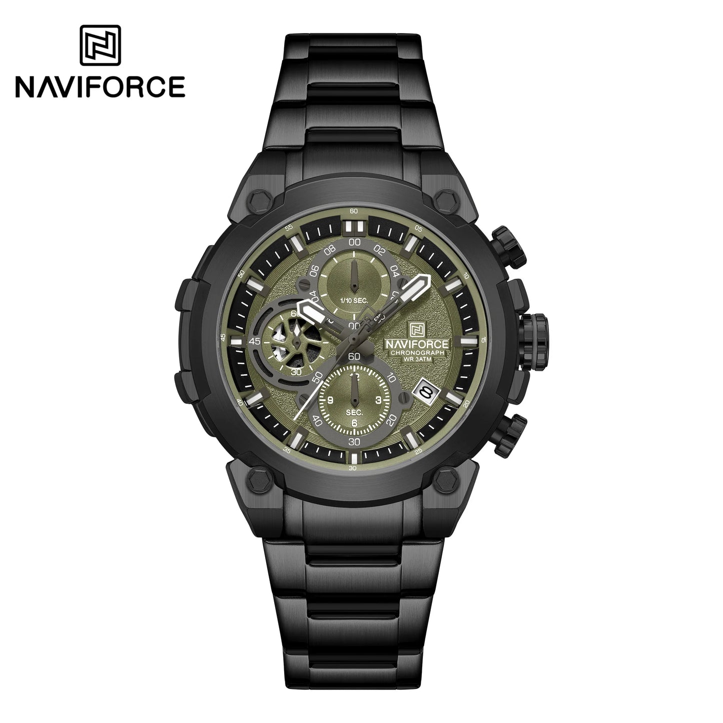 Naviforce Acero Cronografo Funcional Hombre Ref NF8071