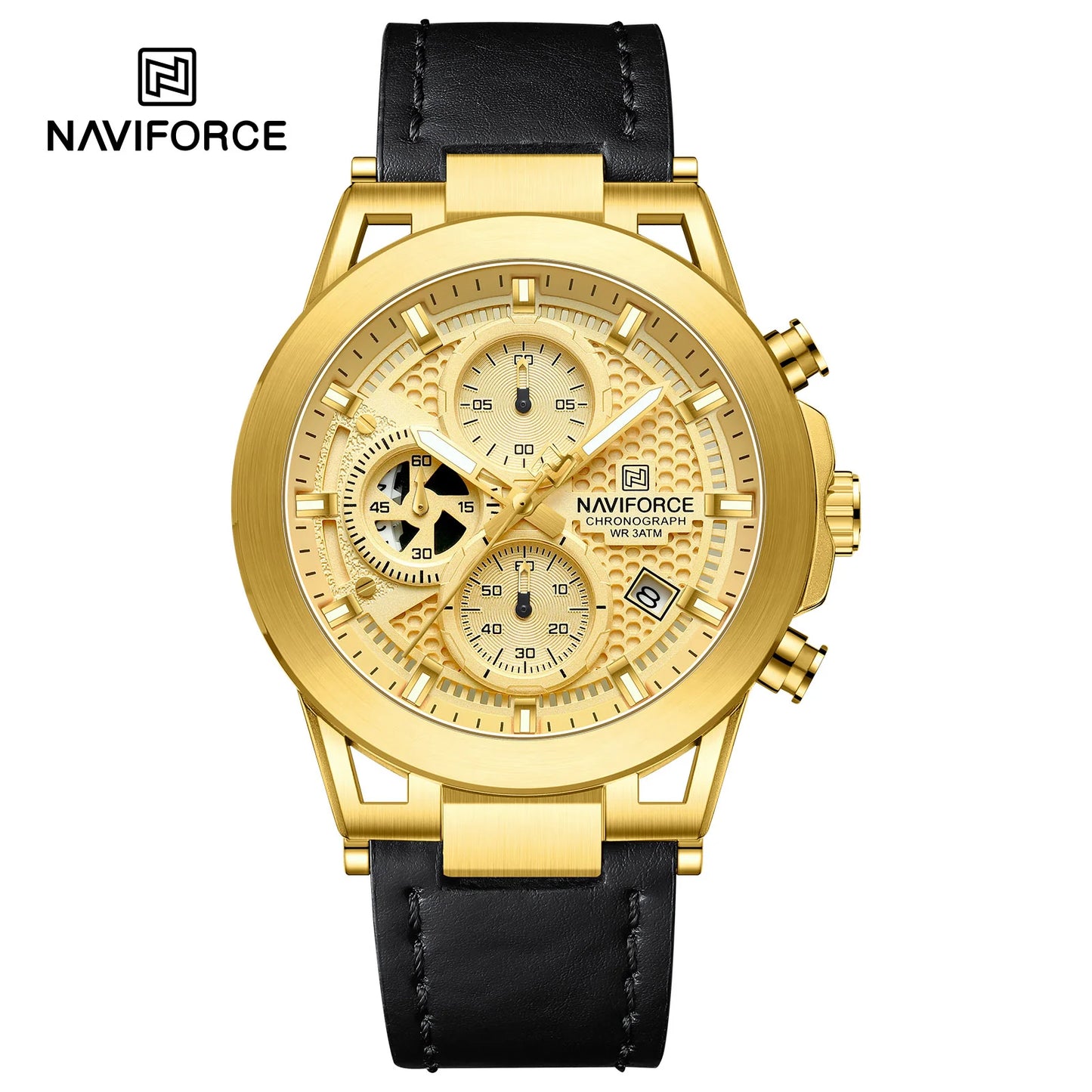 Naviforce Cronógrafo Cuero Hombre REF NF8073