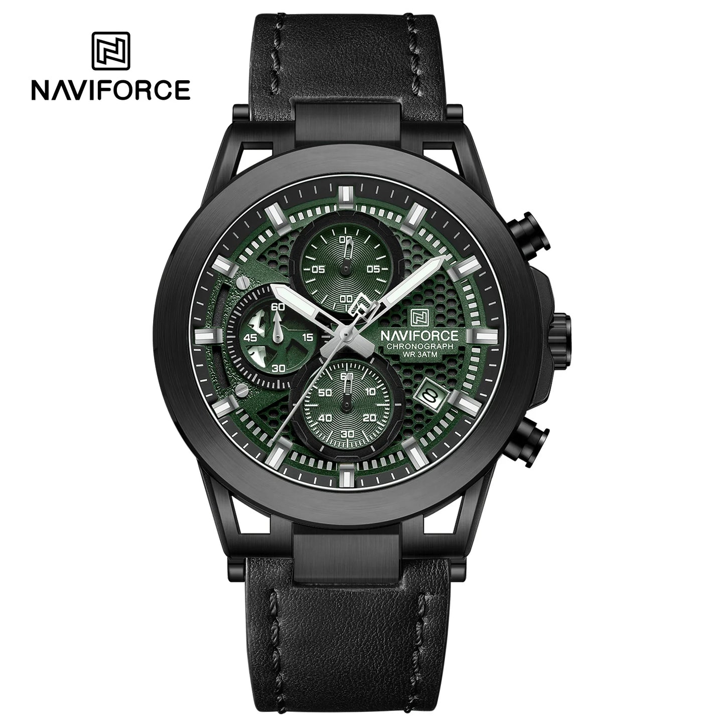 Naviforce Cronógrafo Cuero Hombre REF NF8073