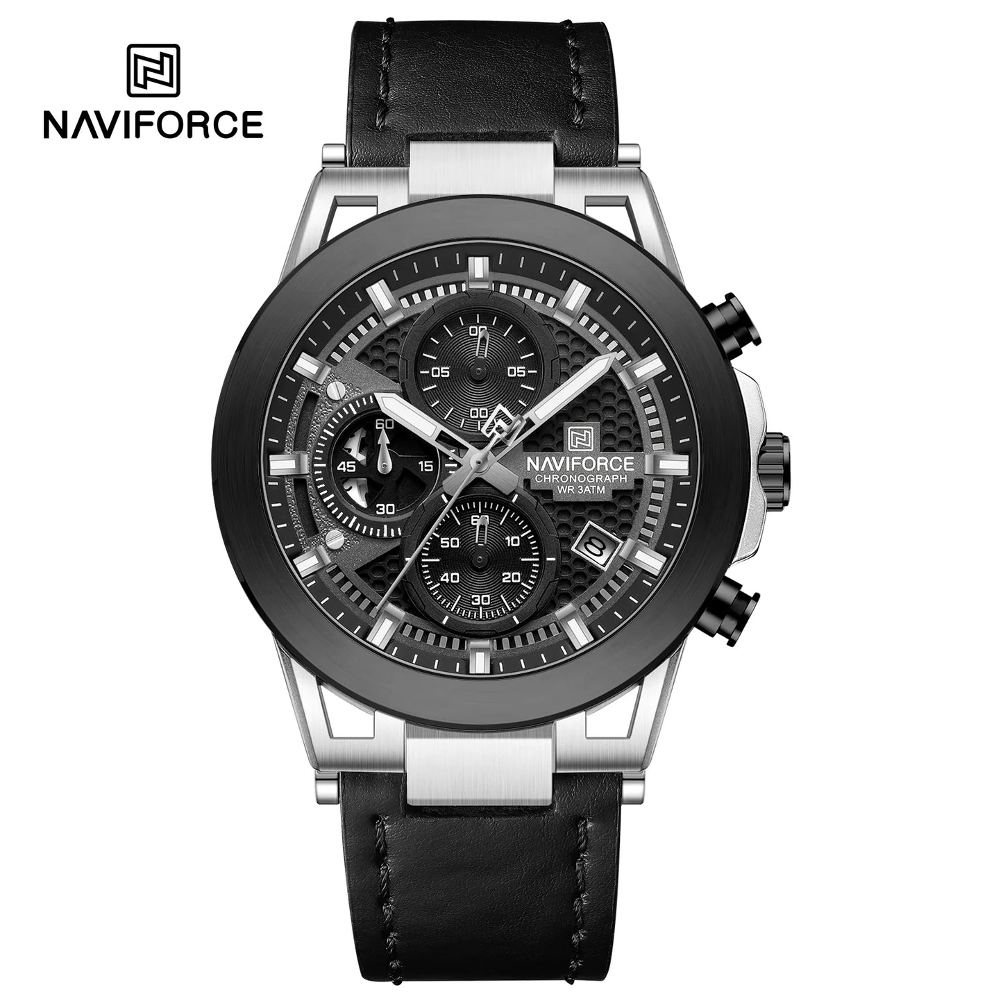 Naviforce Cronógrafo Cuero Hombre REF NF8073