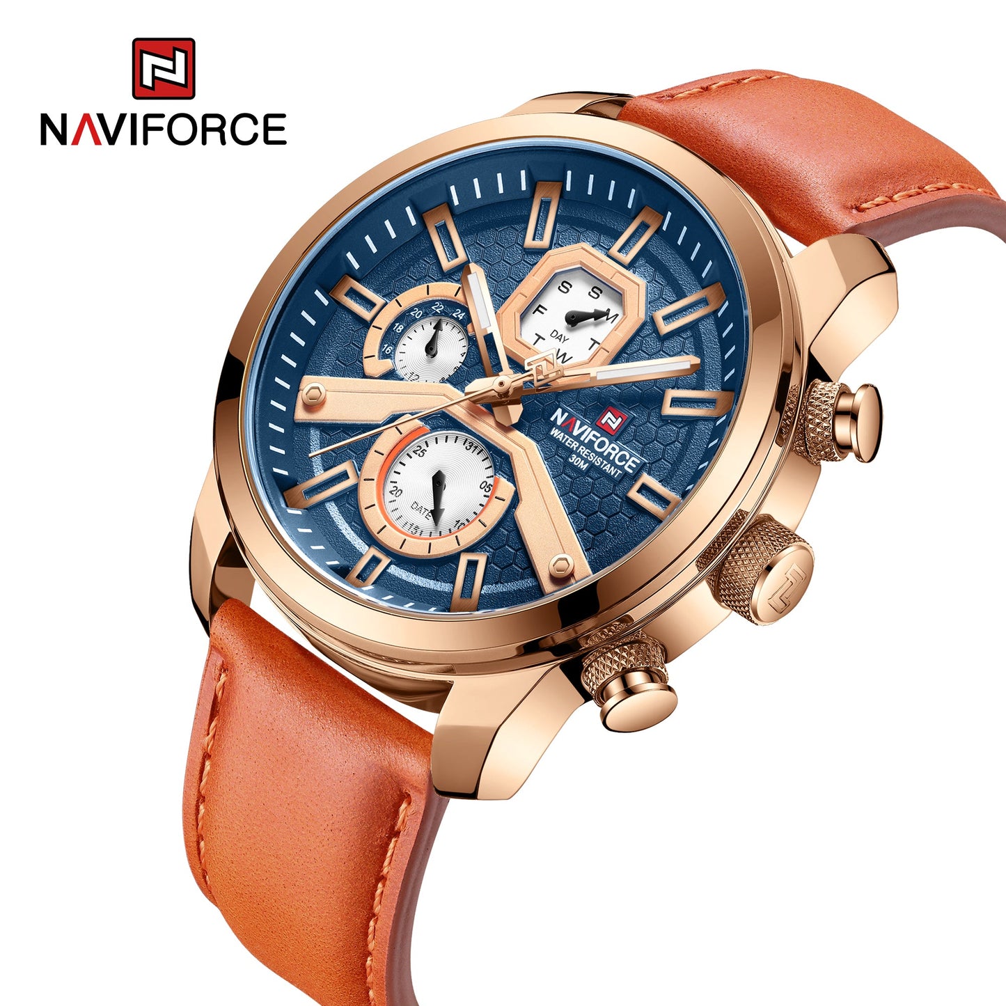 Naviforce Cuero Cronografo Hombre Ref NF9211L