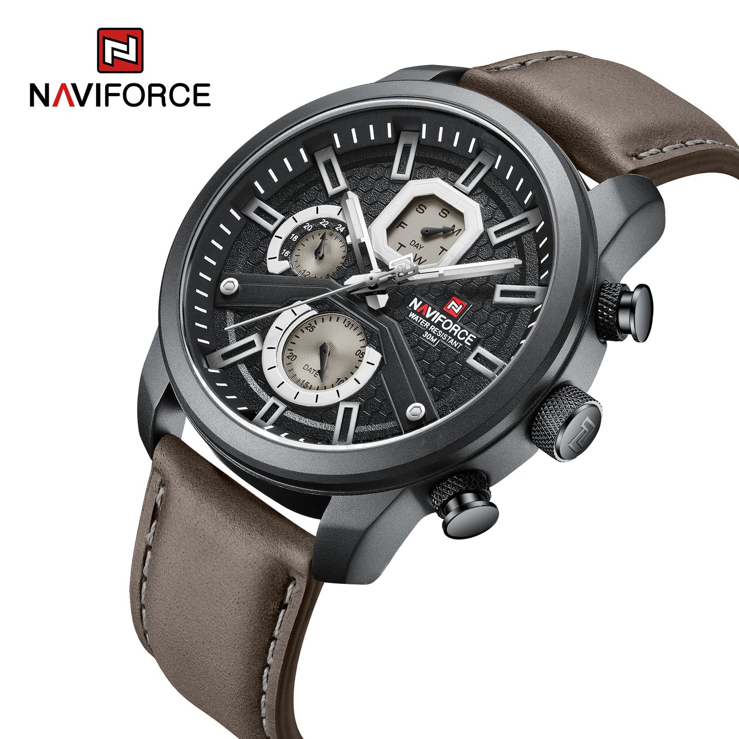Naviforce Cuero Cronografo Hombre Ref NF9211L