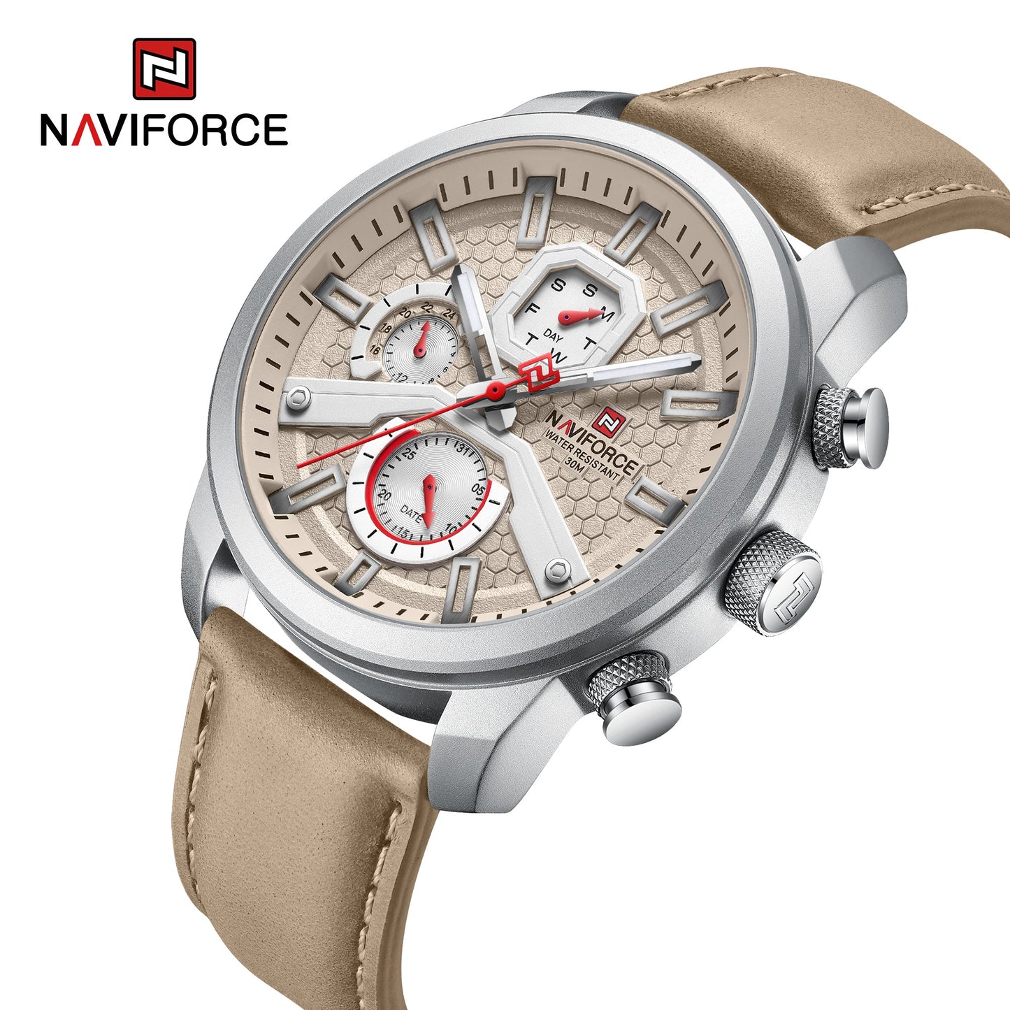 Naviforce Cuero Cronografo Hombre Ref NF9211L