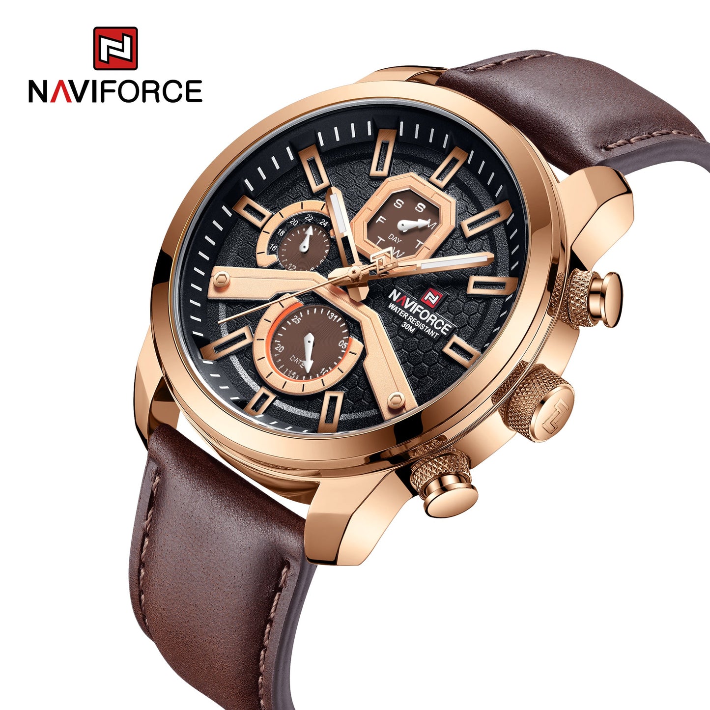 Naviforce Cuero Cronografo Hombre Ref NF9211L