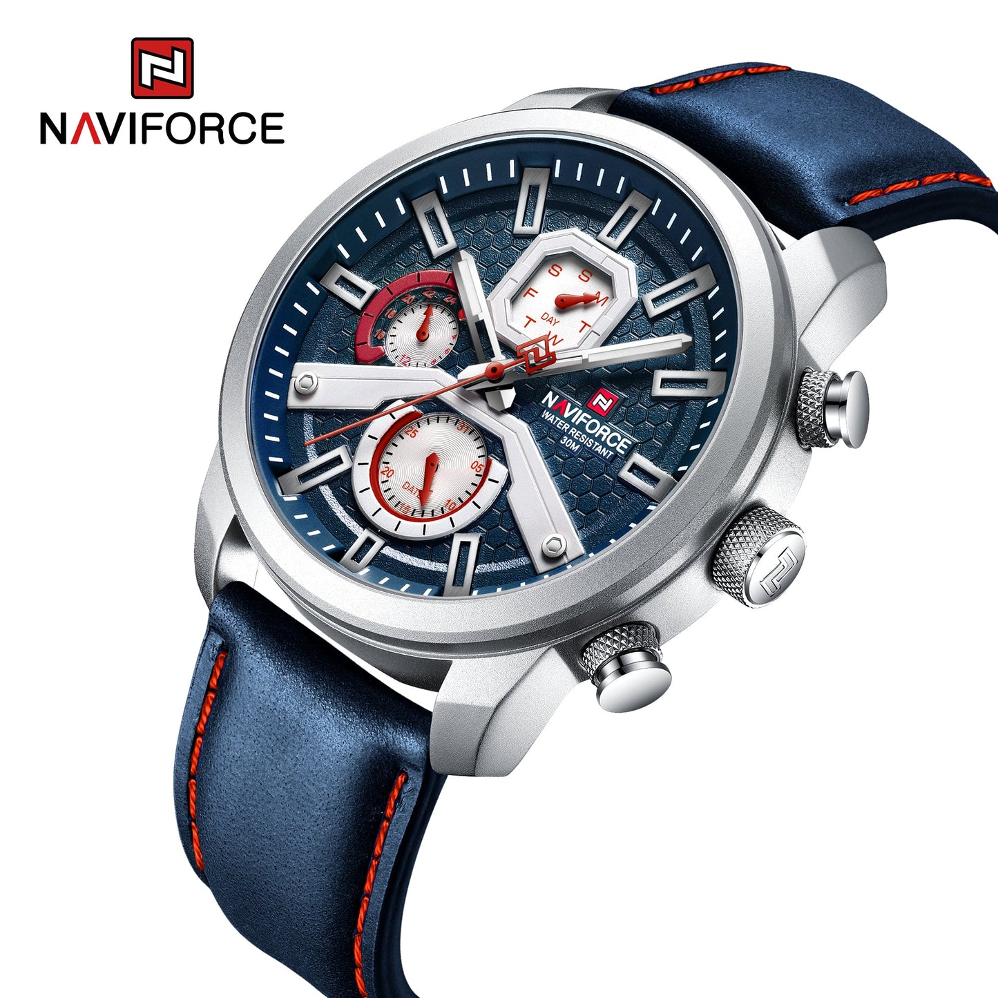Naviforce Cuero Cronografo Hombre Ref NF9211L