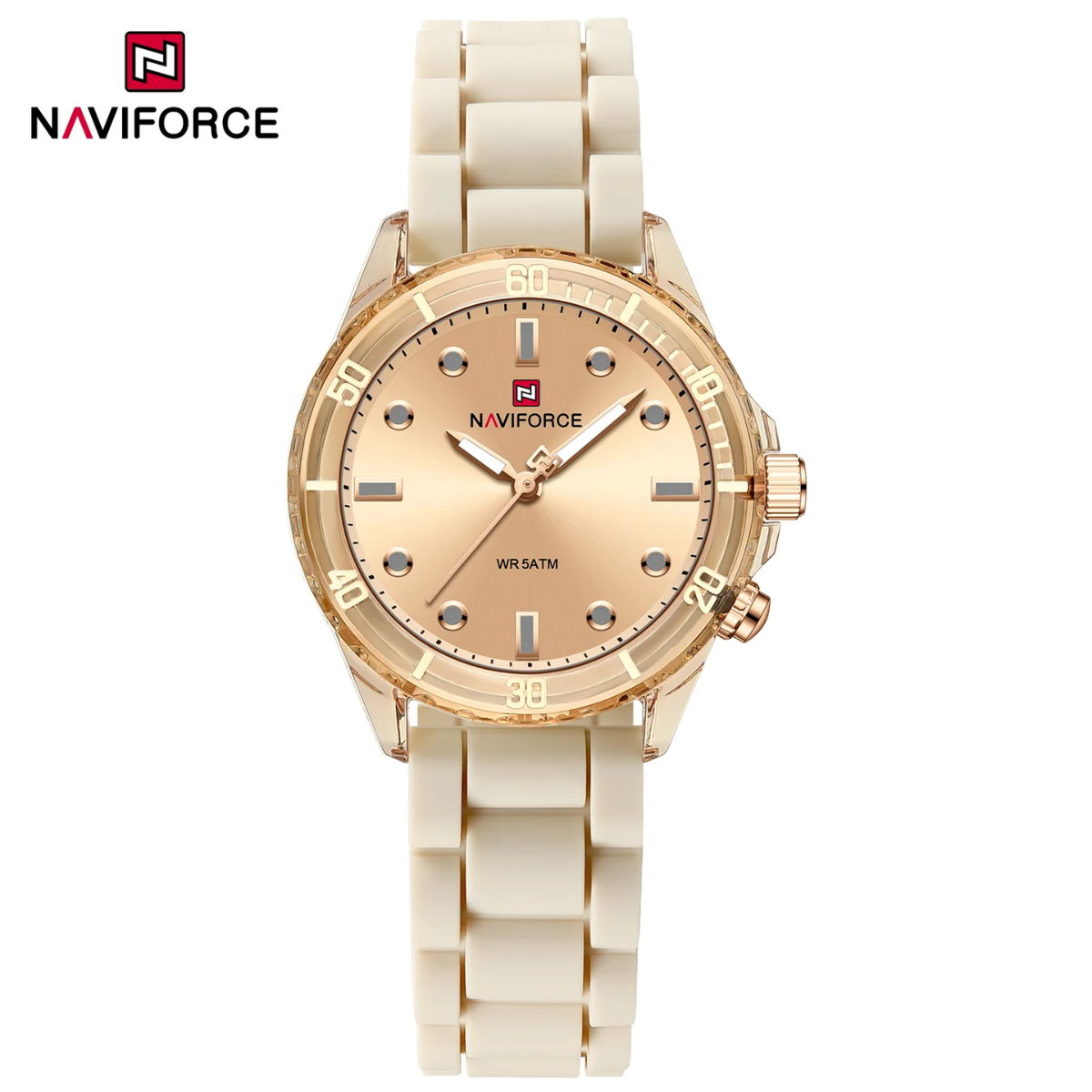 Naviforce Silicona Análogo Dama NF7115