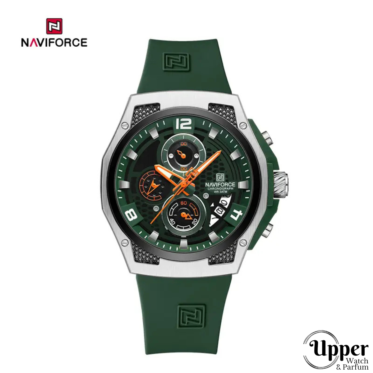 Naviforce Silicona Cronógrafo Ref NF8051T