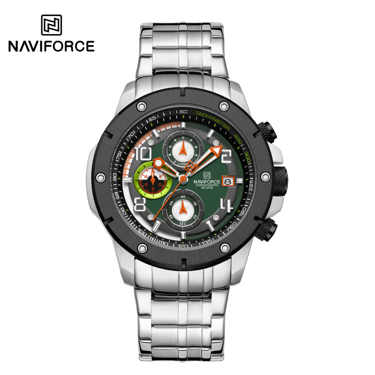 Naviforce Acero Cronógrafo Ref NF8056