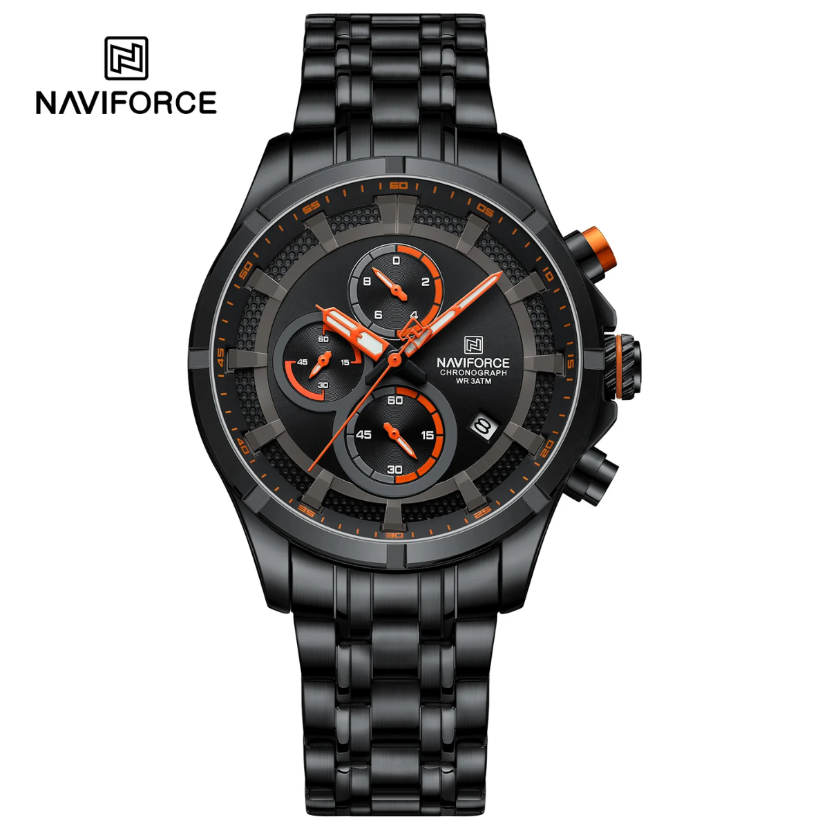 Naviforce Acero Cronógrafo Ref NF8046