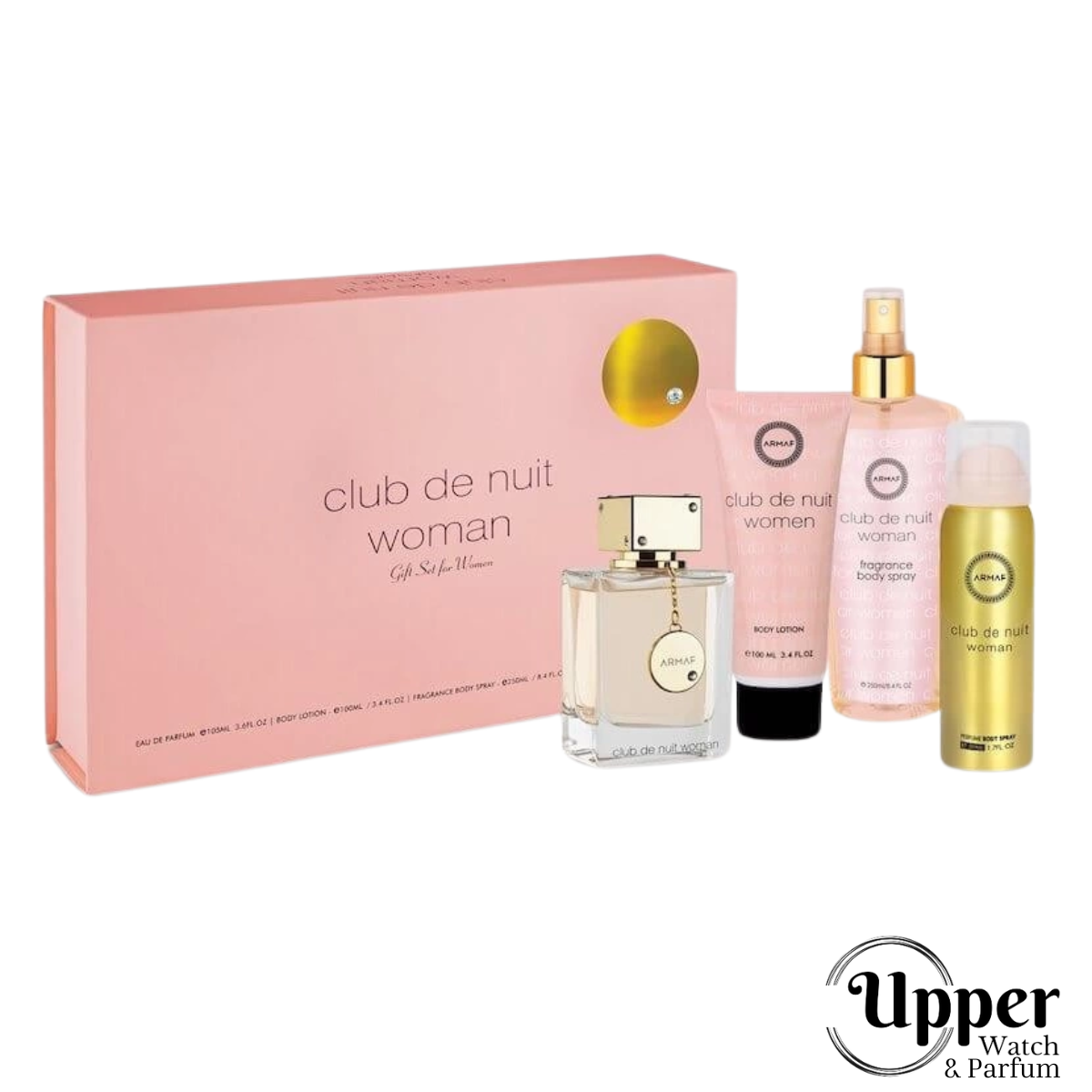 Armaf Estuche Club de Nuit Dama Eau de Parfum 100ML X 4 PIEZAS
