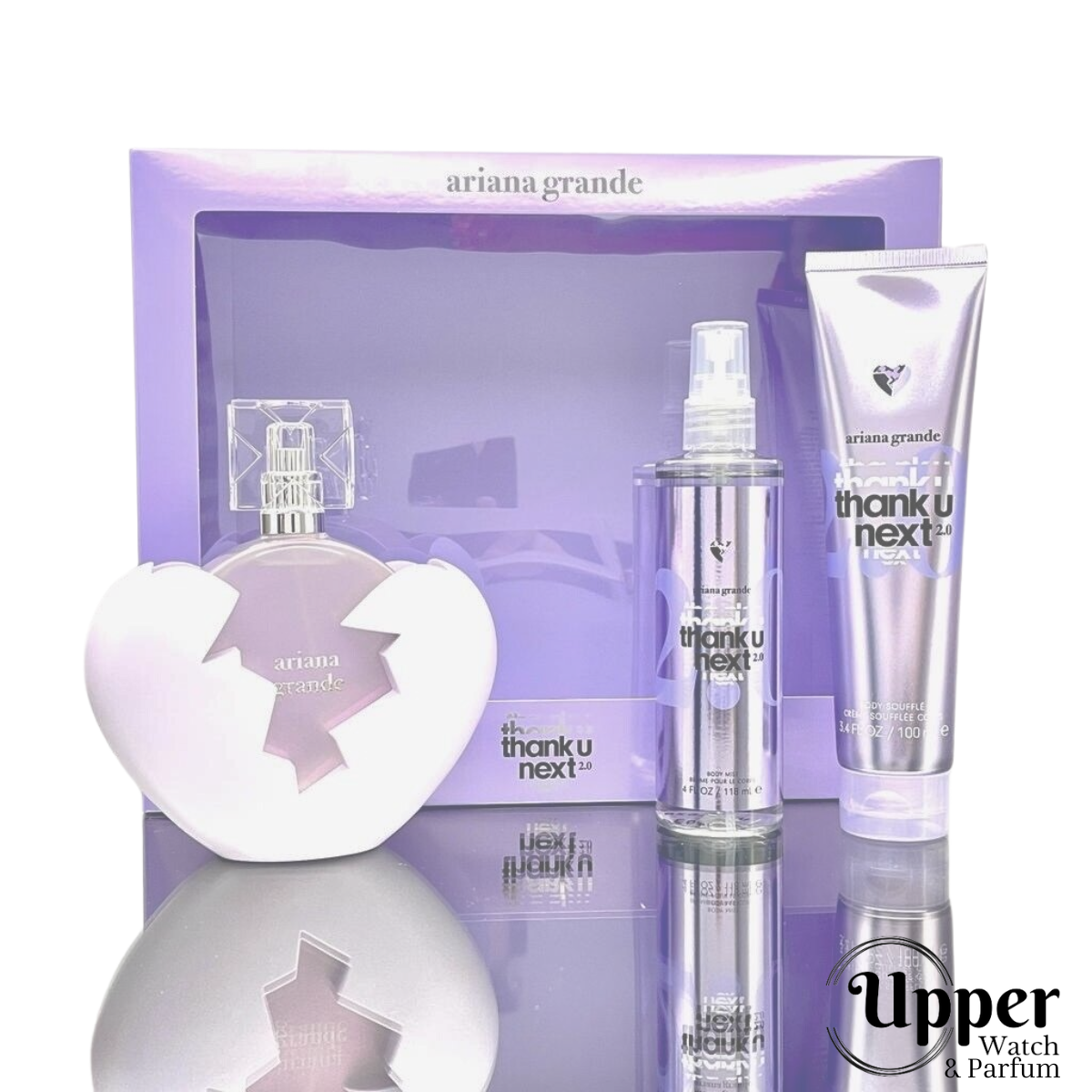 Ariana Estuche Thank U Next 2.0 Dama Perfume 100 ML 3 Piezas