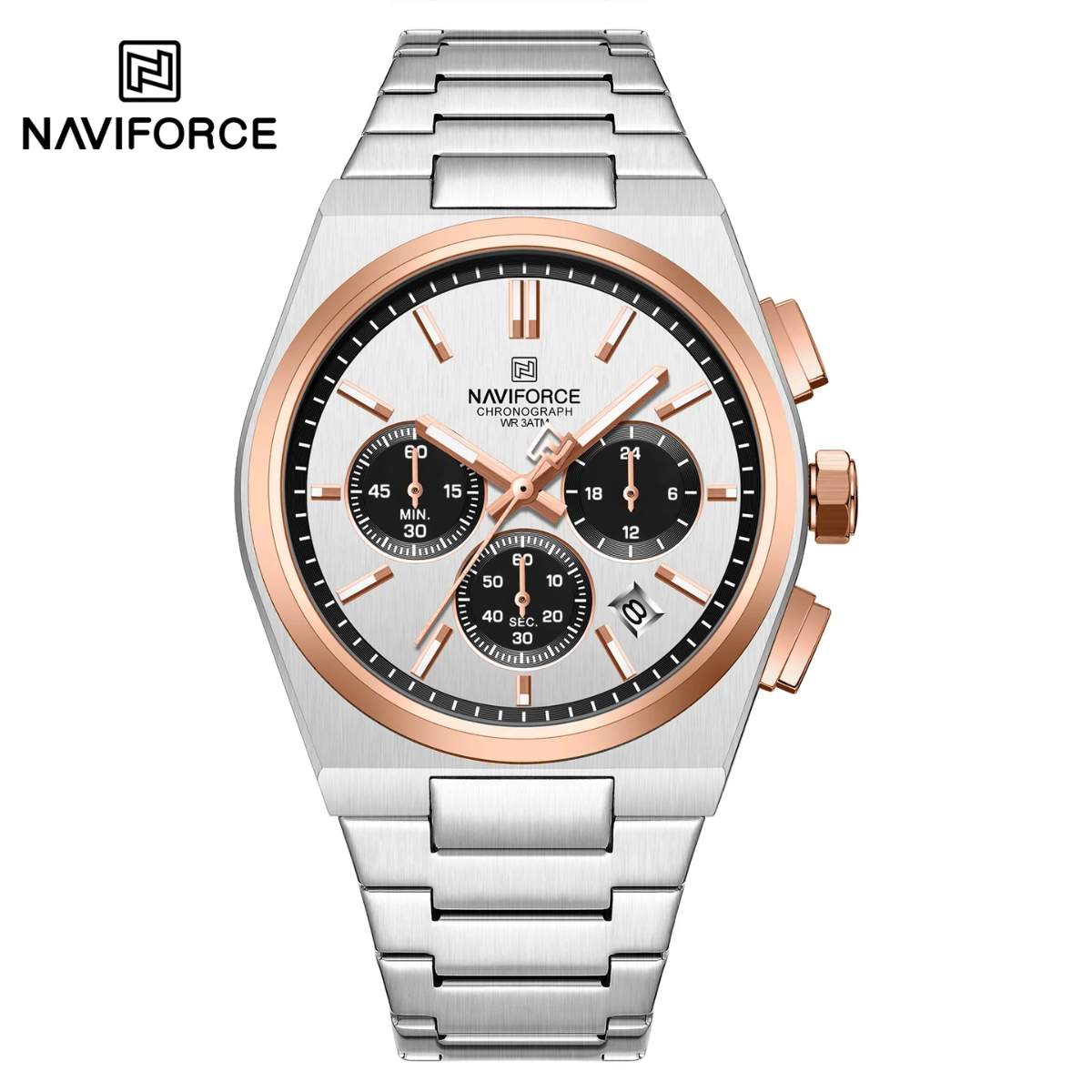 Naviforce Cronógrafo Funcional Acero Hombre Ref NF8048G