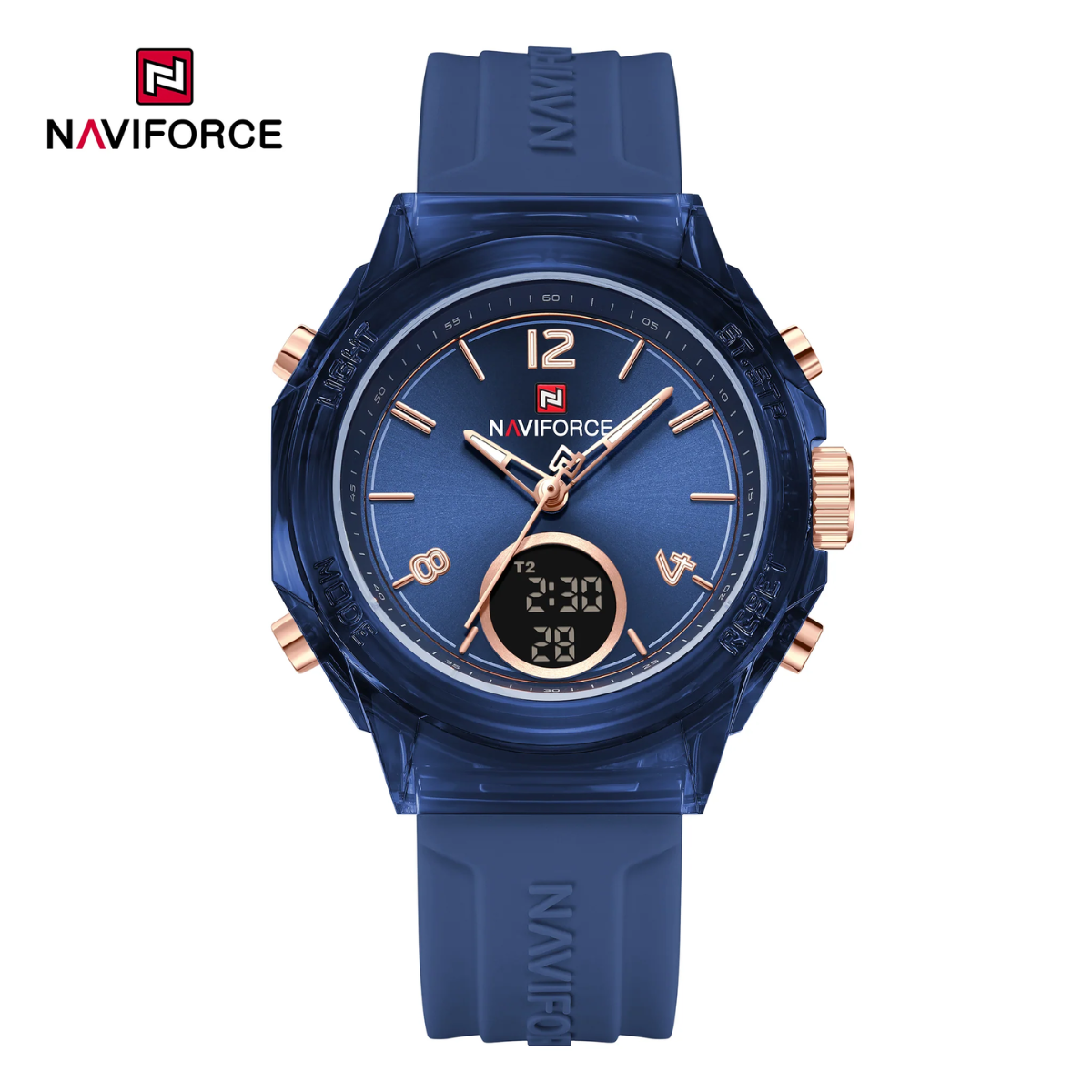 Naviforce Goma Doble Hora Dama Ref Nf7109