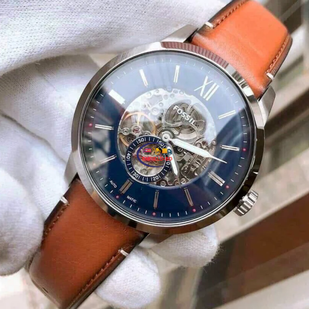 FOSSIL CUERO AUTOMATICO TOWNSMAN REF- ME3154